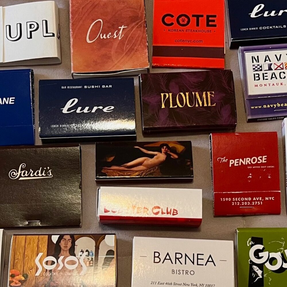 NEW LOT of Modern New York City, Full Unstruck Matchbooks (PICK 5 - READ BIO)